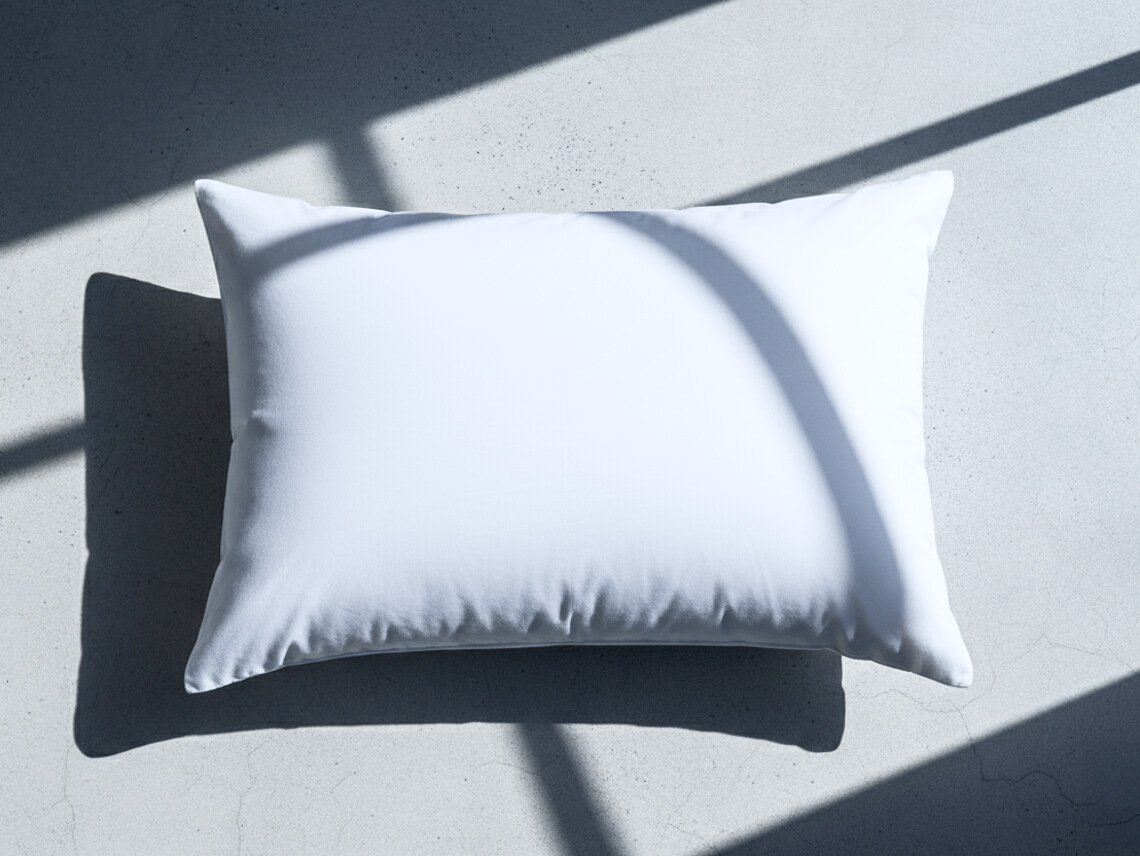 Boyun Düzleşmesi Yastığı ile boyun eğrisini destekleyen uyku desteği